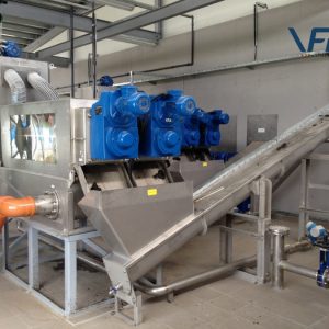 Máy ép bùn trục vít đa đĩa