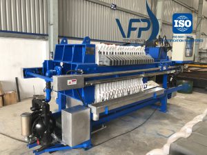 Máy ép bùn khung bản 1000 x 1000 mm