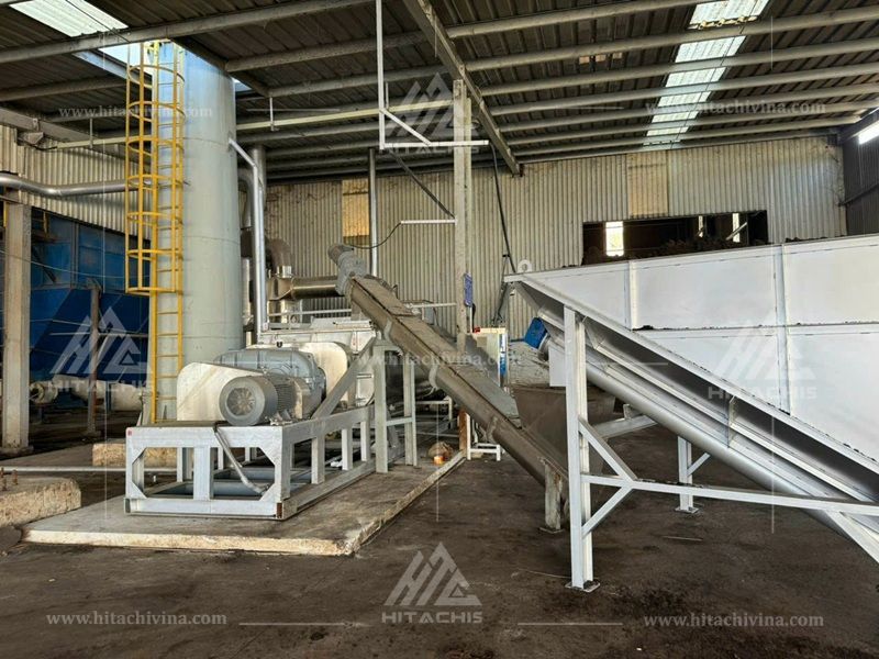 Máy sấy bùn xử lý nước thải